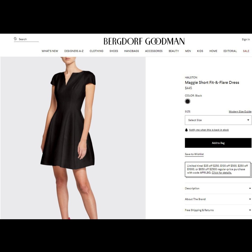 Halston Heritage Evening Collection Maggie Dress